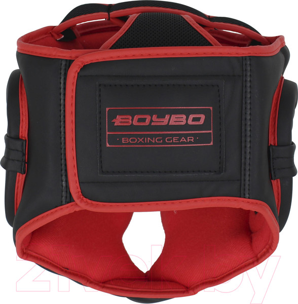 Изображение товара Боксерский шлем BoyBo Атака (L/XL, черный/красный)