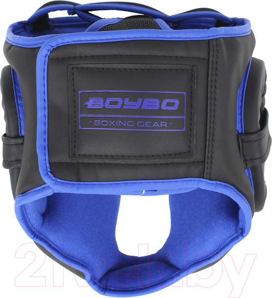 Изображение товара Боксерский шлем BoyBo Атака (L/XL, черный/синий)