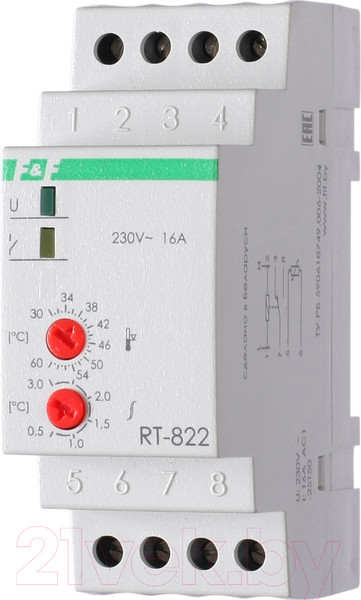 Изображение товара Реле температуры Евроавтоматика RT-822 / EA07.001.005
