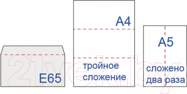 Изображение товара Набор конвертов почтовых Brauberg Куда-Ком / 122450 (25шт)