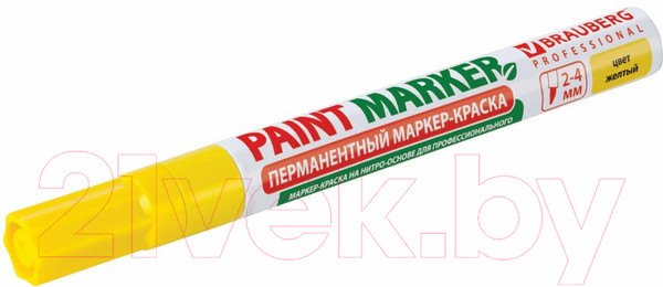 Изображение товара Маркер-краска Brauberg Professional / 150872 (желтый)