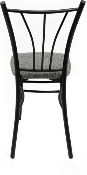 Изображение товара Стул ВВР Трилогия (черный/рогожка серый)