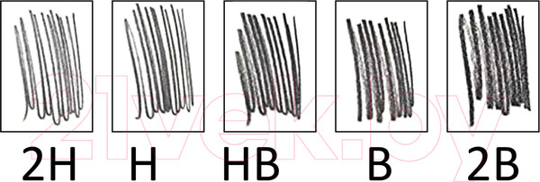 Изображение товара Набор простых карандашей Brauberg Touch Line / 180650 (6шт)