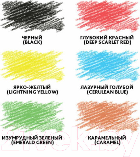 Изображение товара Набор цветных карандашей Brauberg Premium / 181650 (6цв)