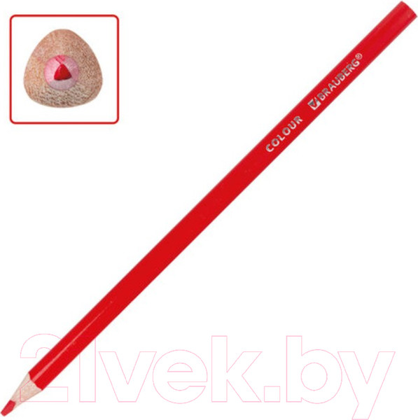 Изображение товара Набор цветных карандашей Brauberg Premium / 181650 (6цв)