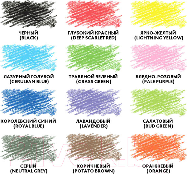 Изображение товара Набор цветных карандашей Brauberg Premium / 181656 (12цв)