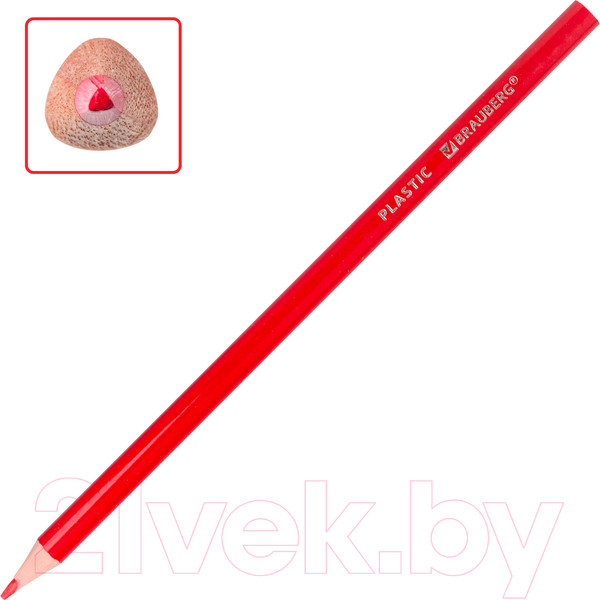 Изображение товара Набор цветных карандашей Brauberg Premium / 181662 (18цв)