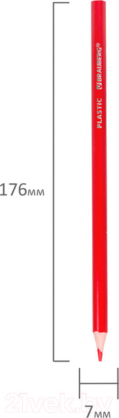 Изображение товара Набор цветных карандашей Brauberg Premium / 181667 (18цв)