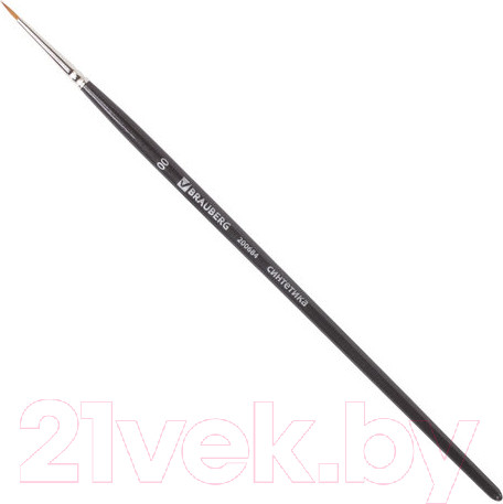 Изображение товара Кисть для рисования Brauberg Art Classic Синтетика мягкая 00 / 200684 (круглая)
