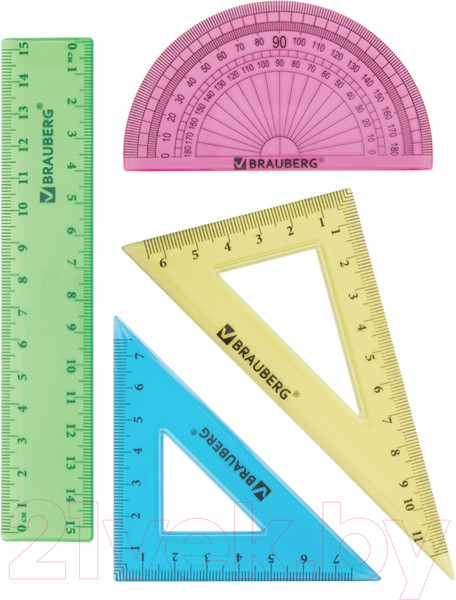 Изображение товара Набор для черчения Brauberg Crystal / 210295