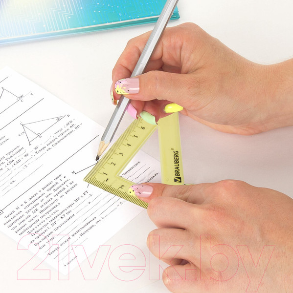 Изображение товара Набор для черчения Brauberg Crystal / 210295