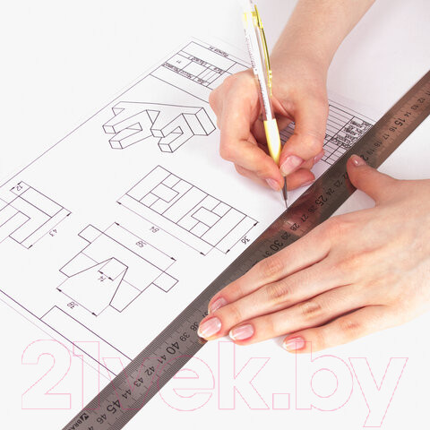 Изображение товара Линейка Brauberg 210310