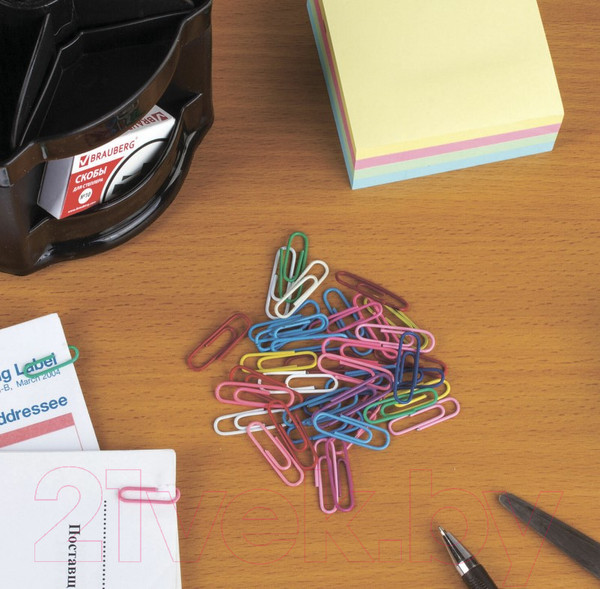 Изображение товара Скрепки Brauberg 221111 (100шт)