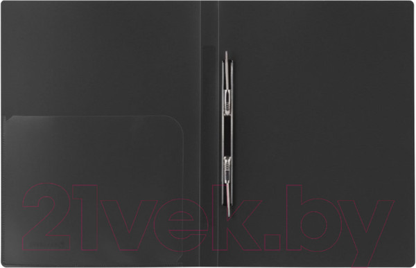 Изображение товара Папка для бумаг Brauberg Диагональ / 221351 (черный)