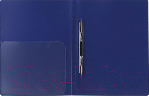 Изображение товара Папка для бумаг Brauberg Диагональ / 221352 (темно-синий)