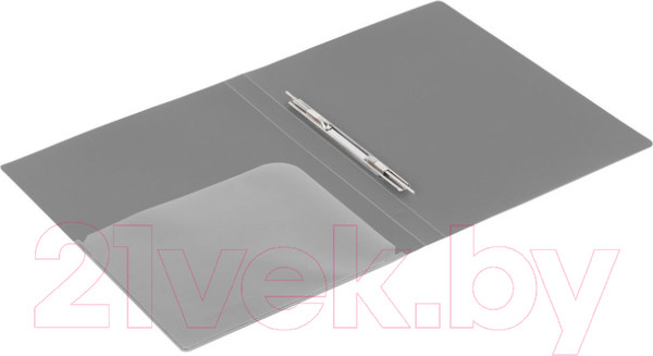 Изображение товара Папка для бумаг Brauberg Диагональ / 221353 (серебристый)