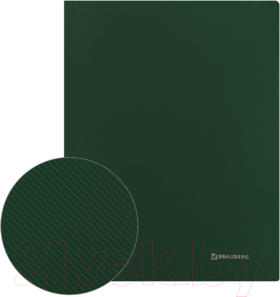 Изображение товара Папка для бумаг Brauberg Диагональ / 221354 (темно-зеленый)