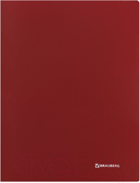 Изображение товара Папка для бумаг Brauberg Диагональ / 221355 (темно-красный)