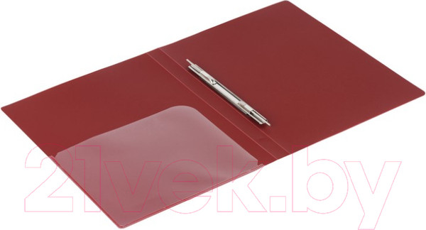 Изображение товара Папка для бумаг Brauberg Диагональ / 221355 (темно-красный)