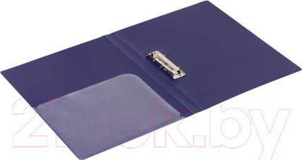 Изображение товара Папка для бумаг Brauberg Диагональ / 221357 (темно-синий)