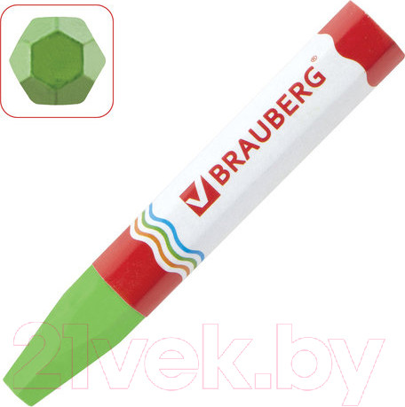 Изображение товара Восковые мелки Brauberg Академия / 227295 (12цв)