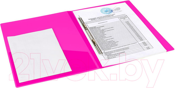 Изображение товара Папка для бумаг Brauberg Neon / 227466 (розовый)