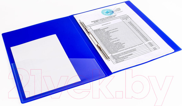 Изображение товара Папка для бумаг Brauberg Neon / 227467 (синий)