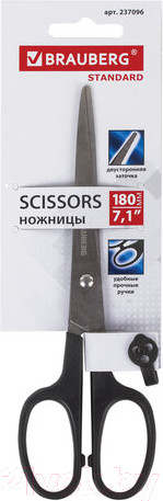 Изображение товара Ножницы канцелярские Brauberg Standard / 237096