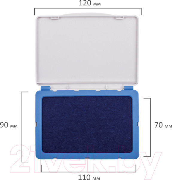 Изображение товара Подушка штемпельная Brauberg 236866 (синий)