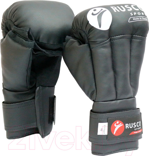 Изображение товара Боксерские перчатки RuscoSport M (черный)