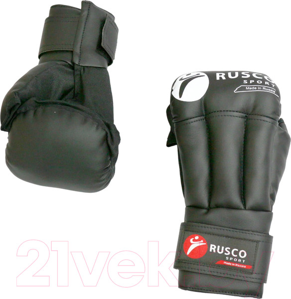 Изображение товара Боксерские перчатки RuscoSport M (черный)