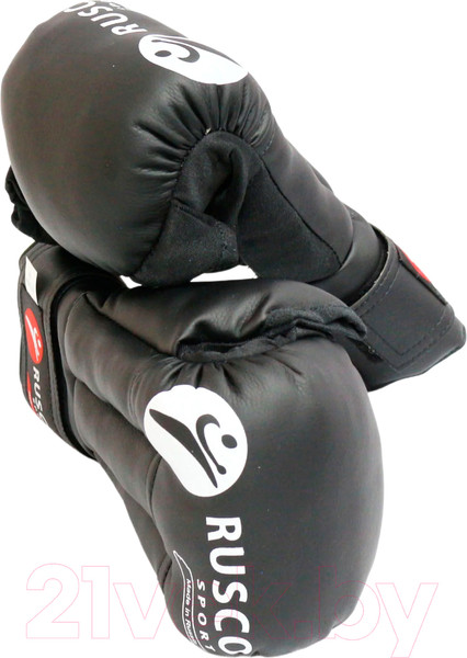 Изображение товара Боксерские перчатки RuscoSport M (черный)