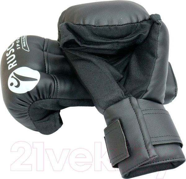 Изображение товара Боксерские перчатки RuscoSport M (черный)
