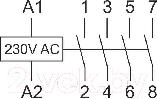 Изображение товара Контактор Евроавтоматика ST25-40 / EA13.001.003