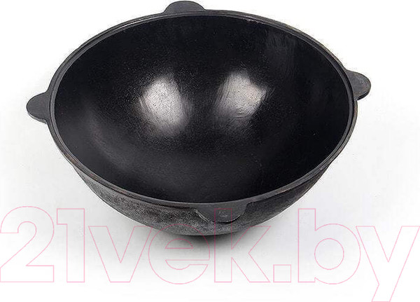 Изображение товара Казан Chugun Invest Узбекский с алюминиевой крышкой (12л, круглое дно)