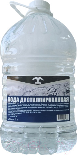 Изображение товара Вода дистиллированная Osprey 5л