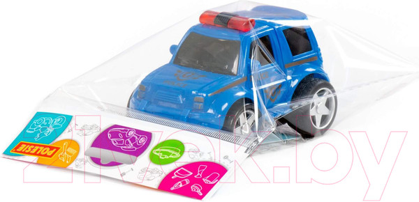 Изображение товара Автомобиль игрушечный Полесье Крутой вираж полиция / 79824 (инерционный)