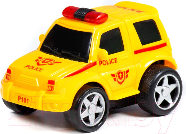 Изображение товара Автомобиль игрушечный Полесье Крутой вираж полиция / 79824 (инерционный)