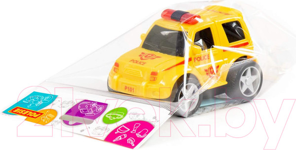 Изображение товара Автомобиль игрушечный Полесье Крутой вираж полиция / 79824 (инерционный)