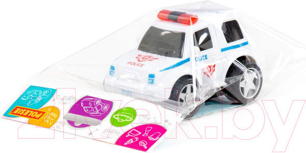 Изображение товара Автомобиль игрушечный Полесье Крутой вираж полиция / 79824 (инерционный)