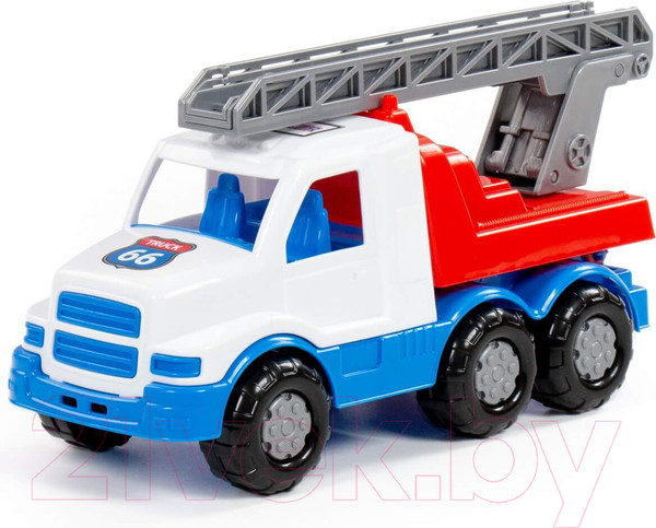 Изображение товара Самосвал игрушечный Полесье Гоша пожарная спецмашина / 90416 (белый/синий)