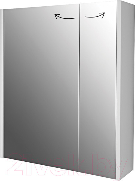 Изображение товара Шкаф с зеркалом для ванной Dreja Prime/ 99.9304 (белый)