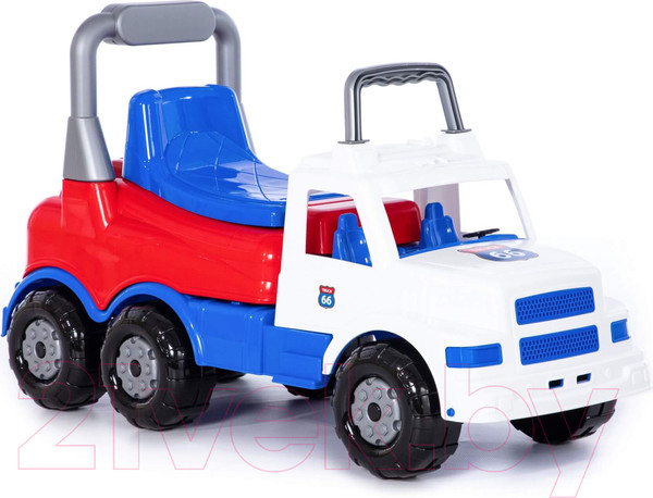 Изображение товара Каталка детская Полесье Буран №1 / 90348 (белый/синий)