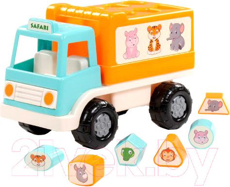 Изображение товара Сортер Полесье Забава Сафари / 90287 (бирюзовый)