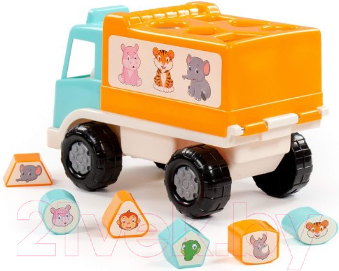 Изображение товара Сортер Полесье Забава Сафари / 90287 (бирюзовый)