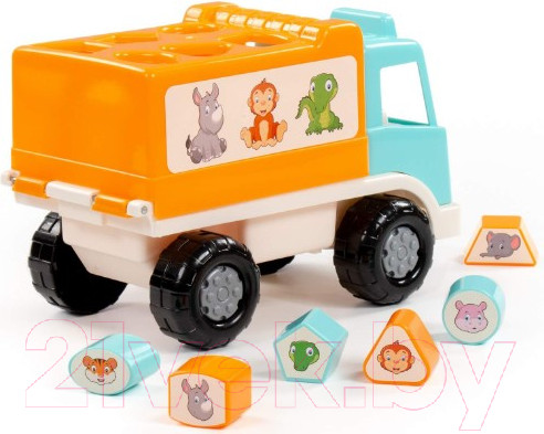 Изображение товара Сортер Полесье Забава Сафари / 90287 (бирюзовый)