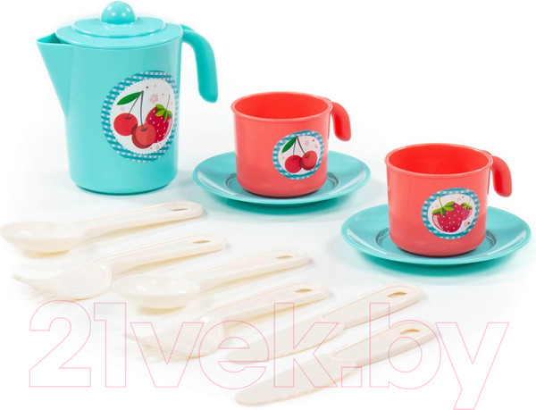 Изображение товара Набор игрушечной посуды Полесье Анюта / 80042