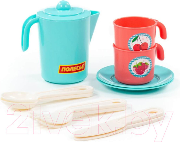 Изображение товара Набор игрушечной посуды Полесье Анюта / 80042