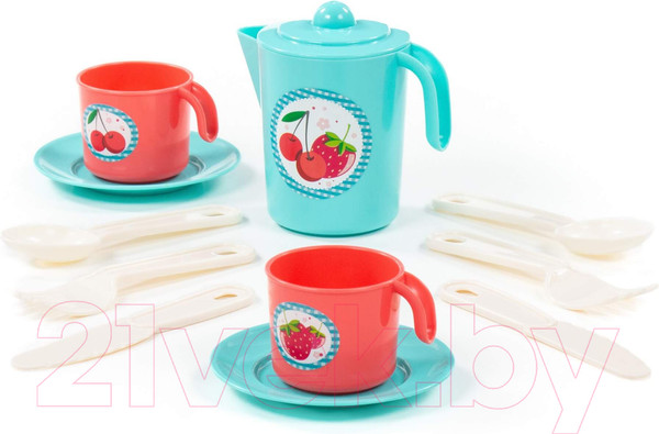 Изображение товара Набор игрушечной посуды Полесье Анюта / 80042