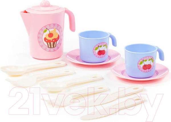 Изображение товара Набор игрушечной посуды Полесье Анюта / 80059